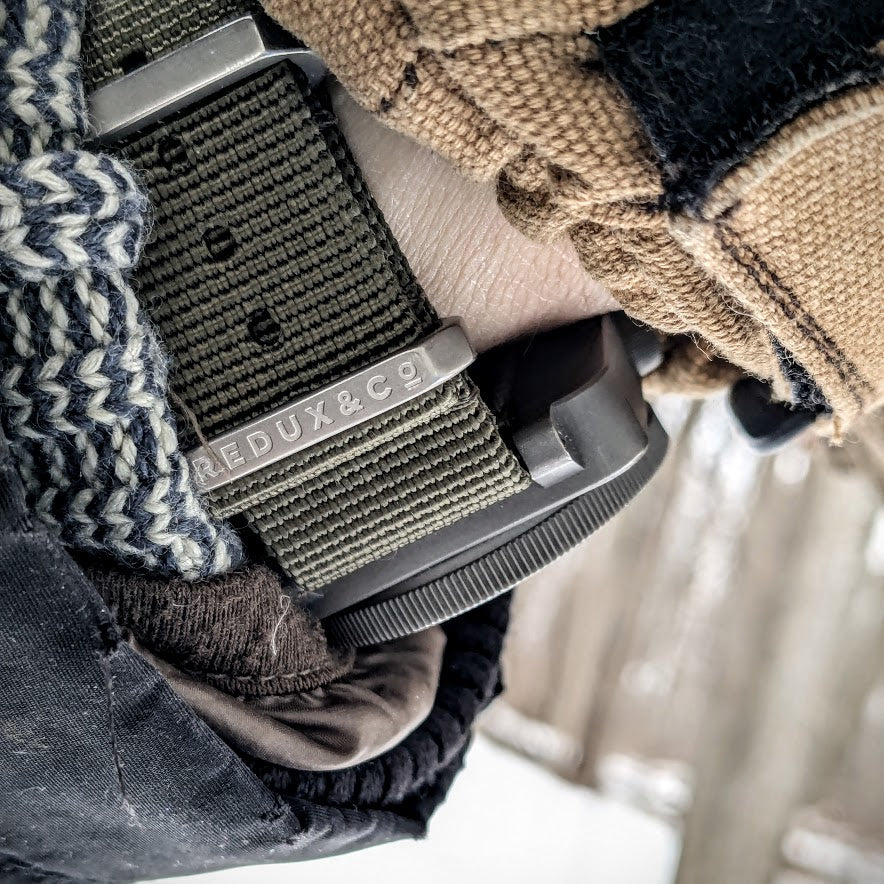 Mission Strap: Ballistic Nylon Single Pass Strap with Titanium Hardware - Redux & Co.