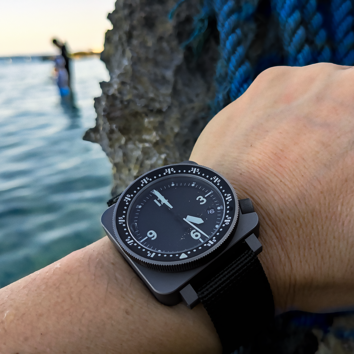 The HONNR A-9 — Titanium Mission Watch