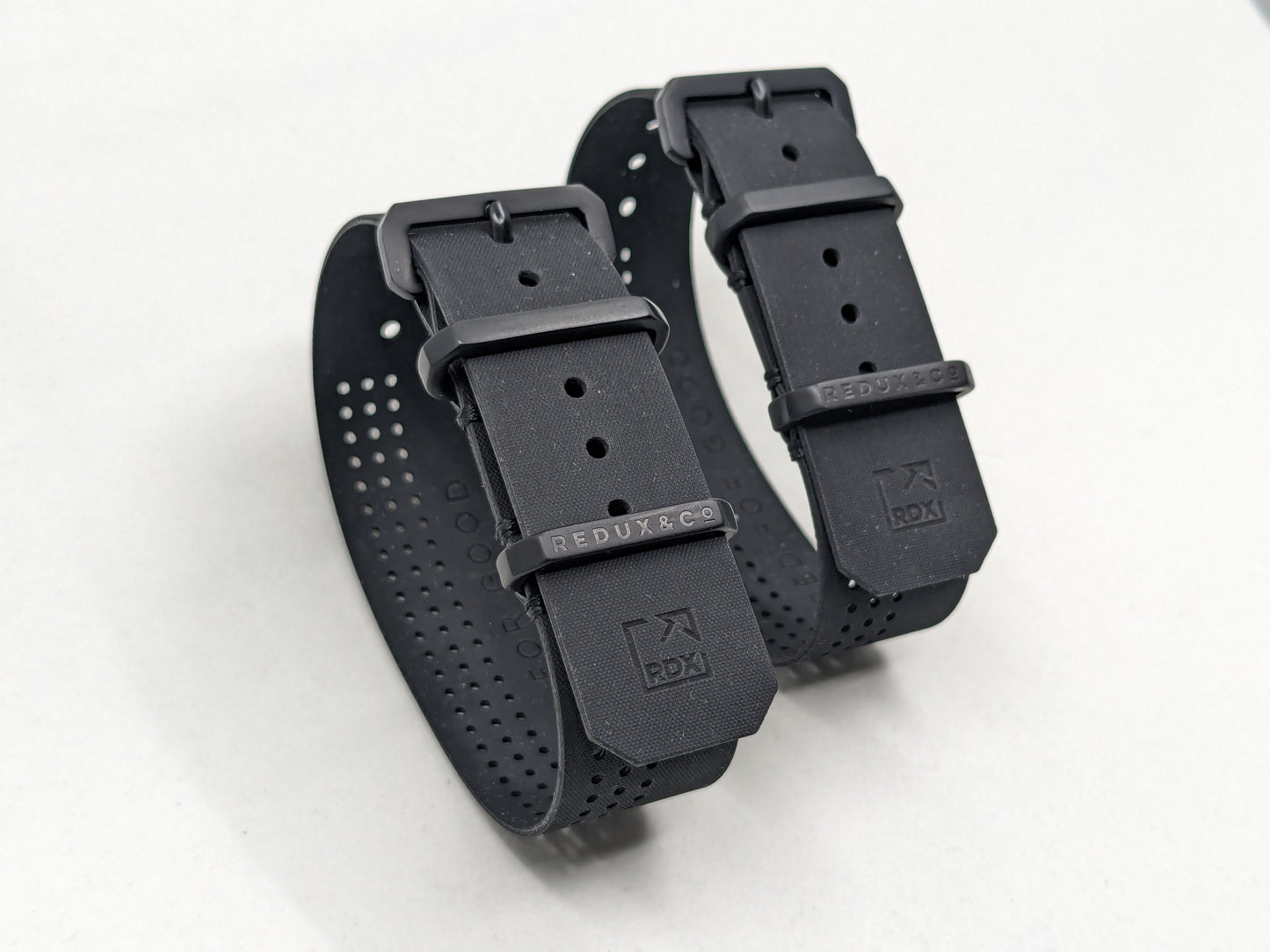 EXTRM Hypalon Synth Strap with Titanium Hardware