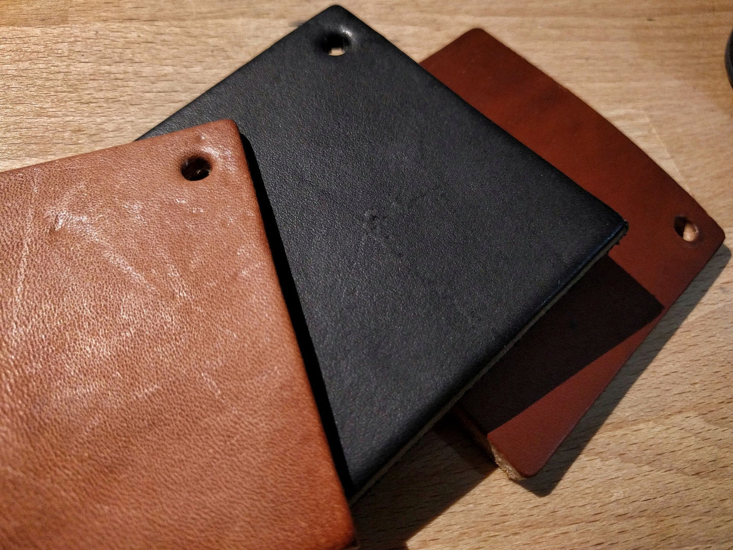 Pitch Black Two Piece American Leather Strap 20mm - Redux & Co.