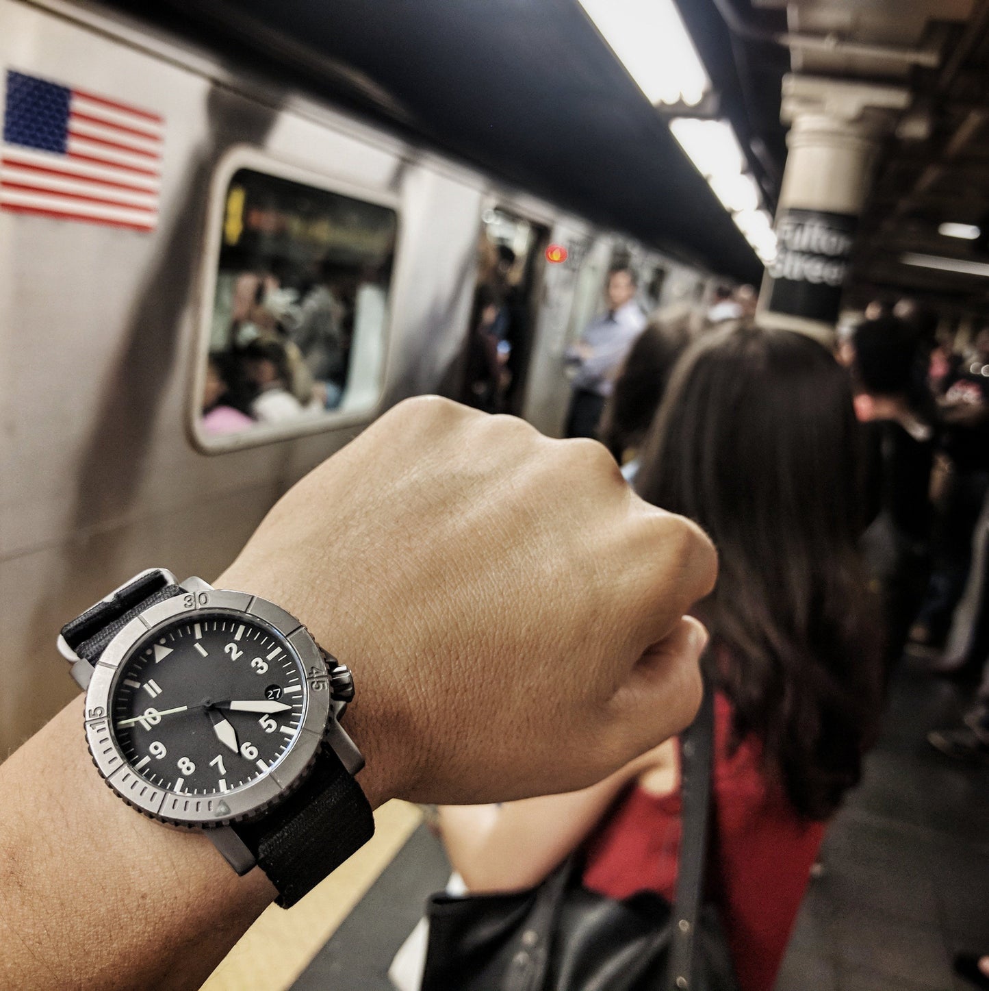 Ballistic Nylon Two Piece Strap: Black 20mm - Redux & Co.