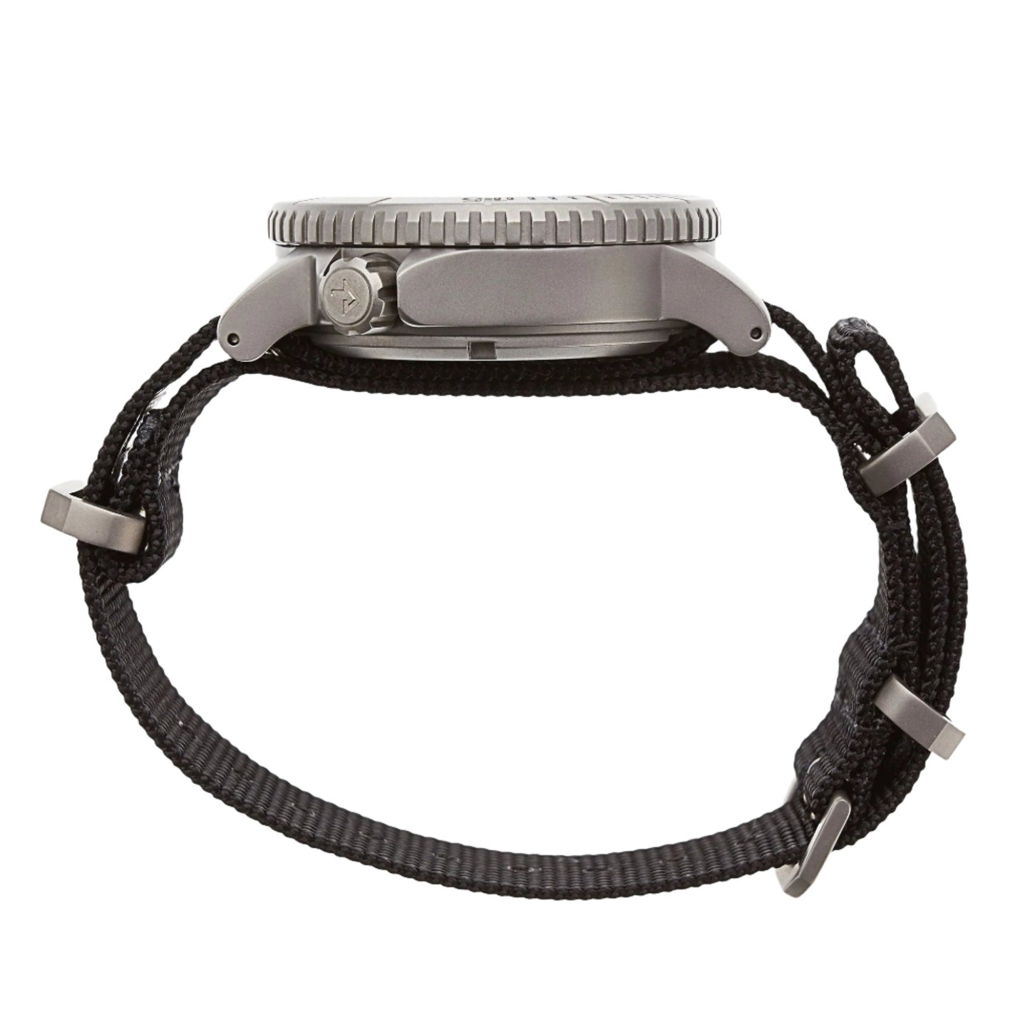 Ballistic Nylon G10/NATO Mil-Strap: Black 20mm - Redux & Co. Watch Strap with Titanium Hardware