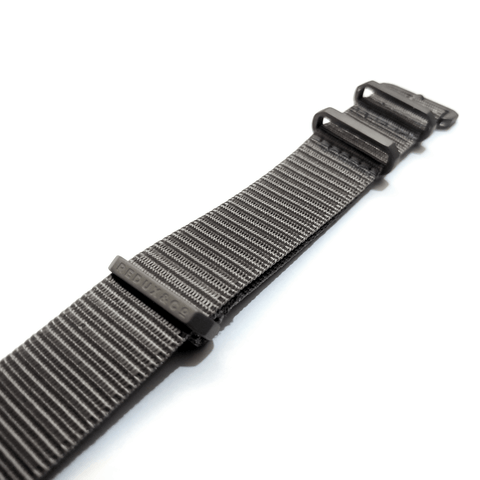 Ballistic Nylon G10/NATO Mil-Strap: Titanium 20mm - Redux & Co.