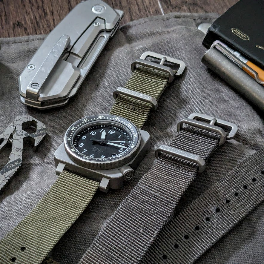 Mission Strap: Ballistic Nylon Single Pass Strap with Titanium Hardware