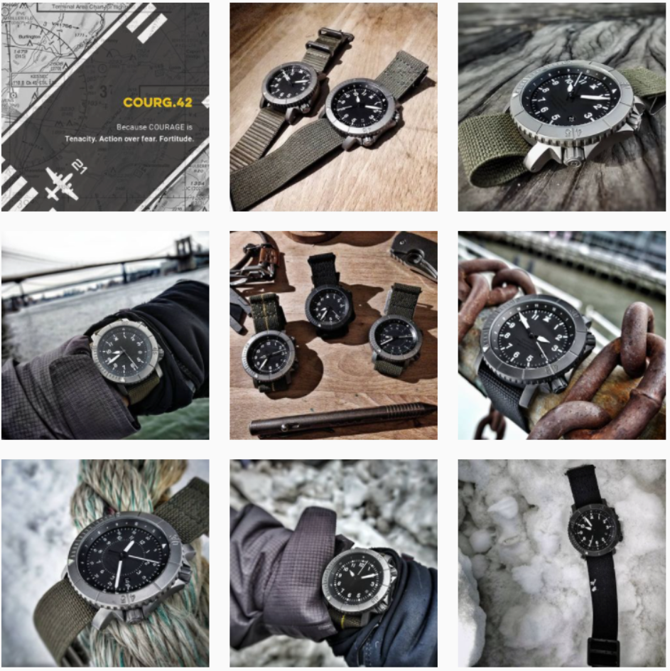 COURG42 — Titanium Mission Watch