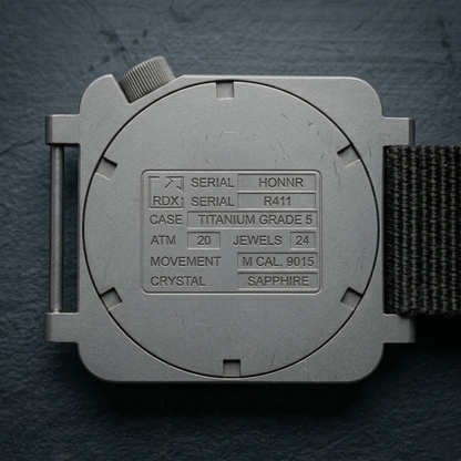 The HONNR A-13A — Titanium Mission Watch