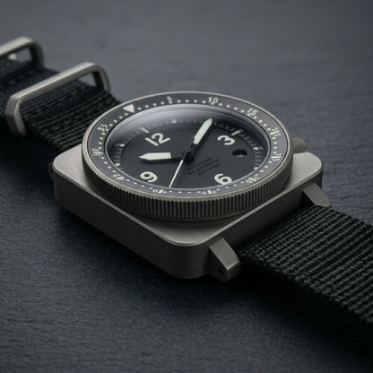 The HONNR A-9 — Titanium Mission Watch