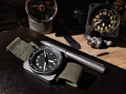 The HONNR A-13A — Titanium Mission Watch