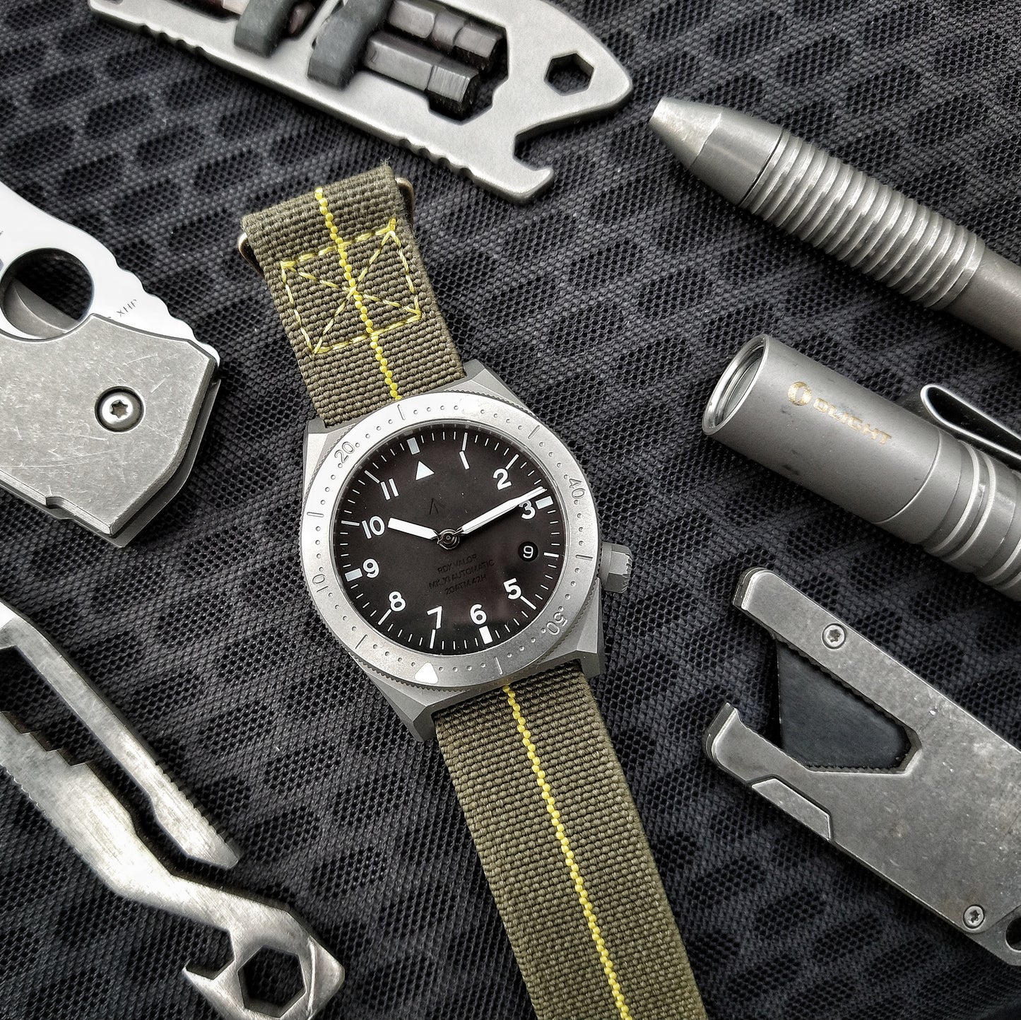 VALOR Model 11 — Titanium Mission Watch