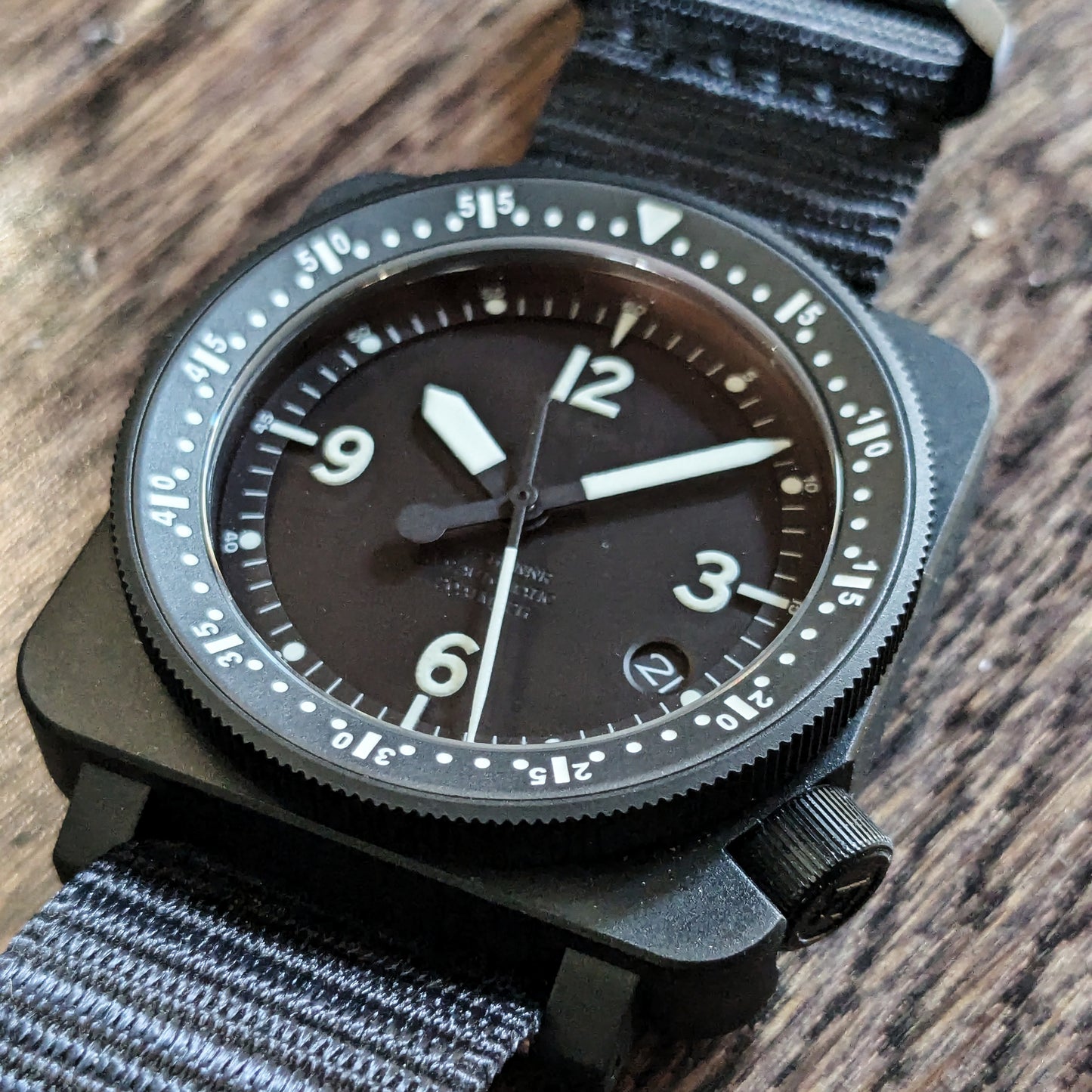 The HONNR A-9 — Titanium Mission Watch