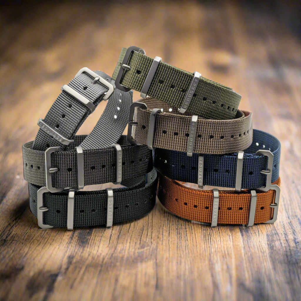 REDUX Ballistic Nylon Single Pass Watch Strap with Titanium