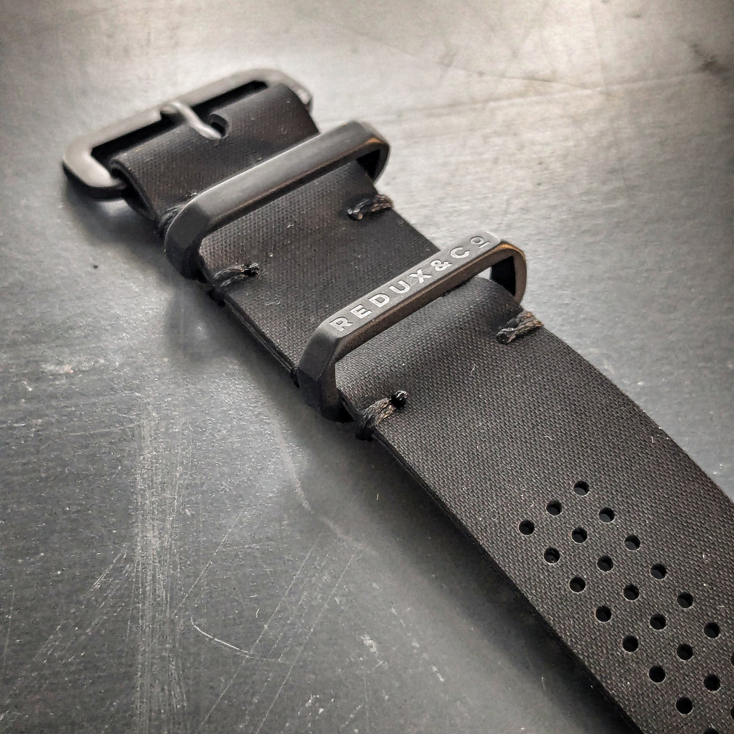 EXTRM Hypalon Synth Strap with Titanium Hardware - Redux & Co.