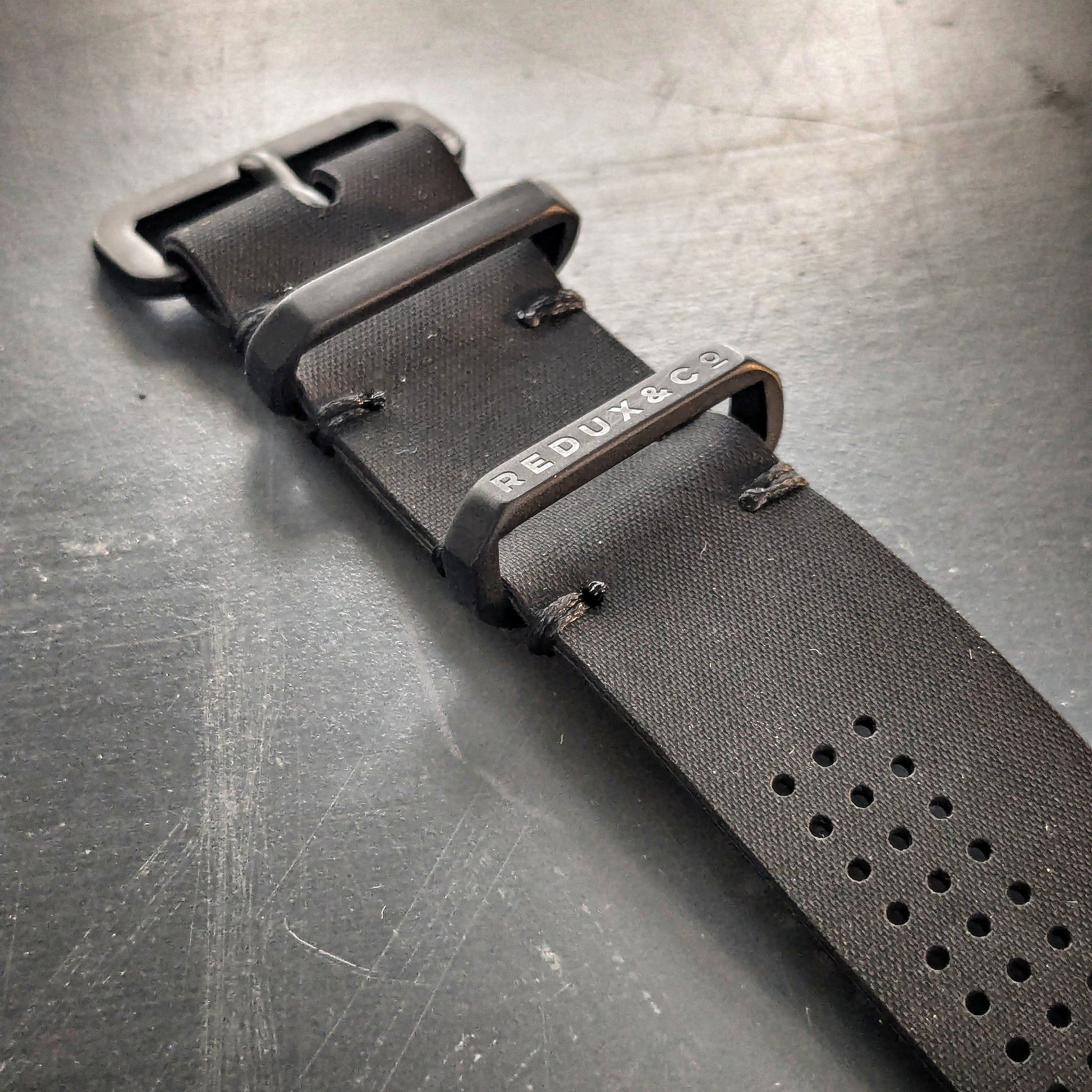 EXTRM Hypalon Synth Strap with Titanium Hardware - Redux & Co.